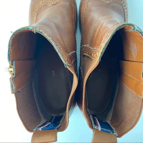 Tommy Hilfiger Twodettan Brown Ankle Booties 9.5 - Picture 8 of 10